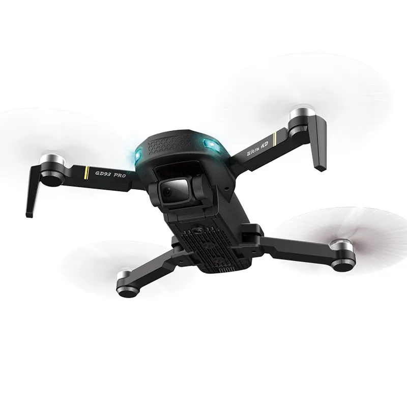 Дрон GD93 PRO 4K HD для аэрофотосъемки Квадрокоптер с GPS и ESC Радиоуправляемый