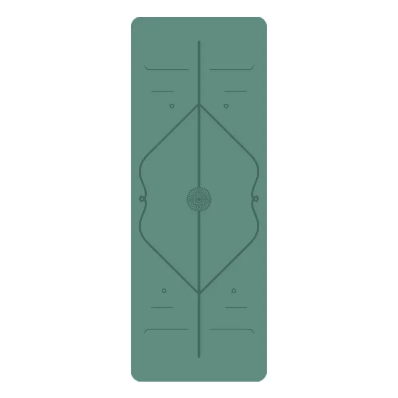 Коврик для фитнеса Натуральный резиновый коврик йоги из искусственной кожи