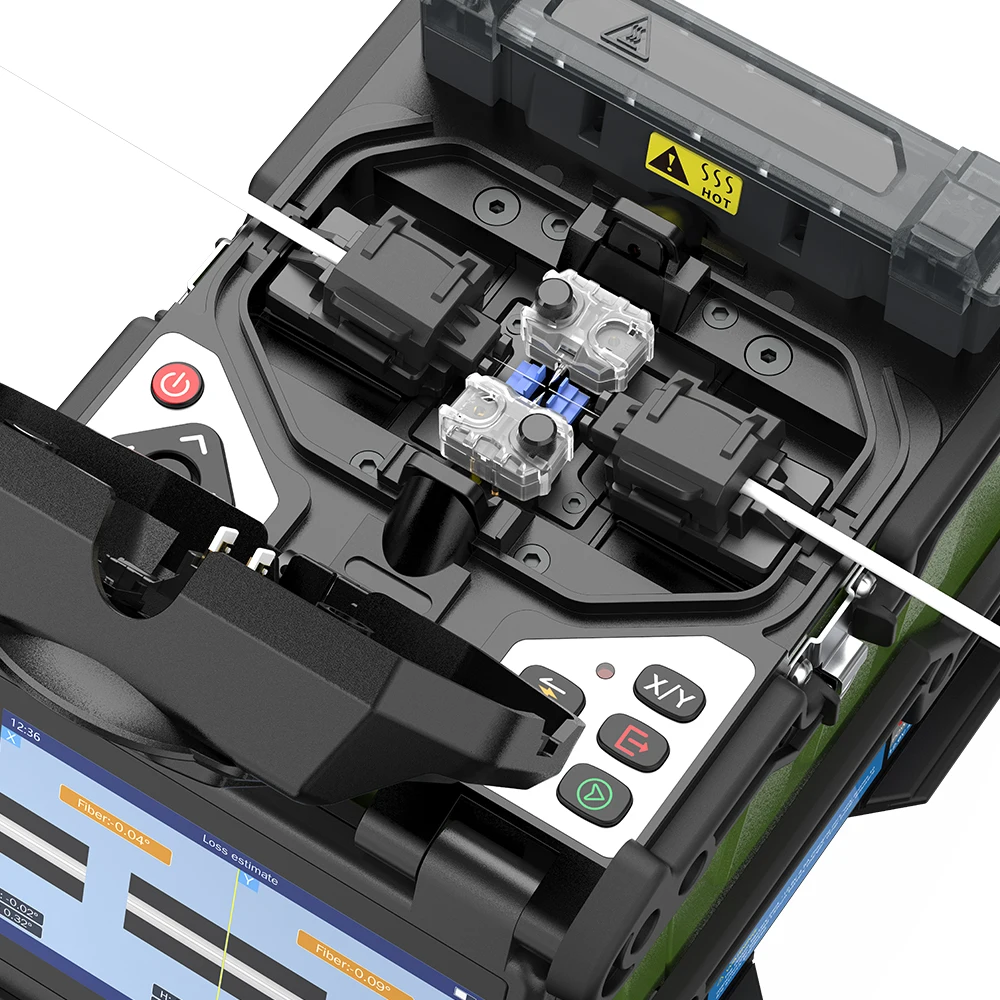 Оптоволоконный сварочный аппарат Komshine Classic FX39 с шестью моторами Empalmadora de Fiber Optical