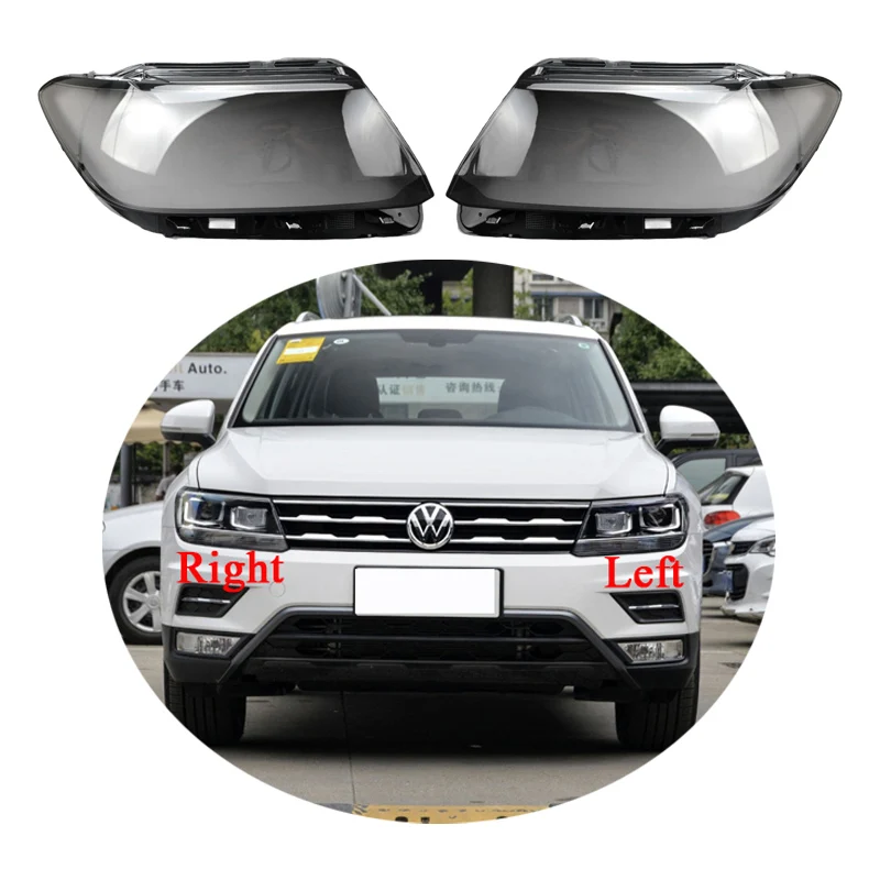 

For Volkswagen VW Tiguan L 2017 2018 2019 2020 LED Headlight Lampshade Headlamp Lens Cover Lamp Shell Glass Lights Mask