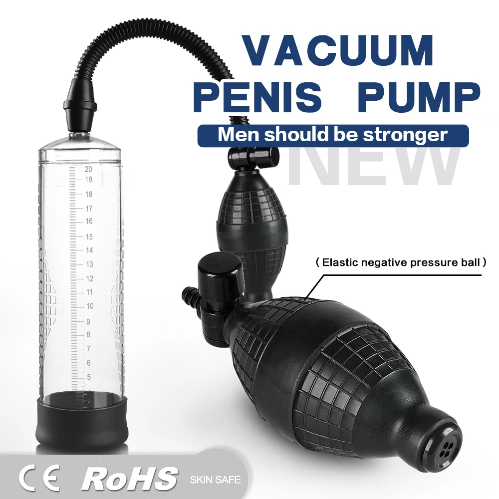 

Manual Penis Pump Sex Toys for Men Penis Enlargement Vacuum Pump For Penile Increase Male Masturbator Adult Penise Extender Tool