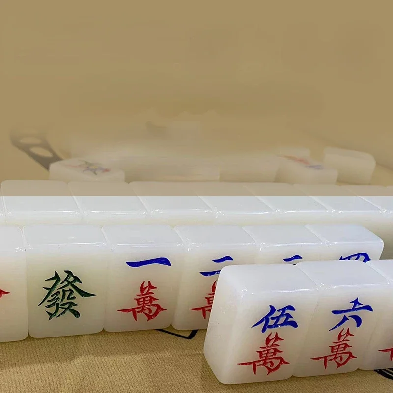 

Thematic Family Table Mahjong Games Travel Portable Unique Medieval Mahjong Set Luxury Decoration Damas Tabuleiro Camping Games