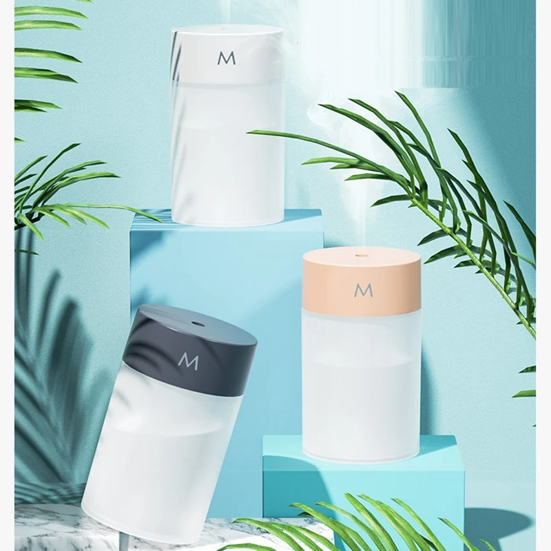 

Mini Air Humidifier Portable USB Aroma Diffuser Desktop Air Diffuser With Colored Night Light For Home Car Office