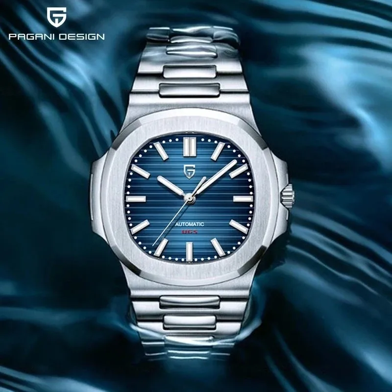 

Часы наручные PAGANI DESIGN Мужские кварцевые, спортивные элегантные водонепроницаемые механические, с сапфировым стеклом 2023 м, автоматические 40...