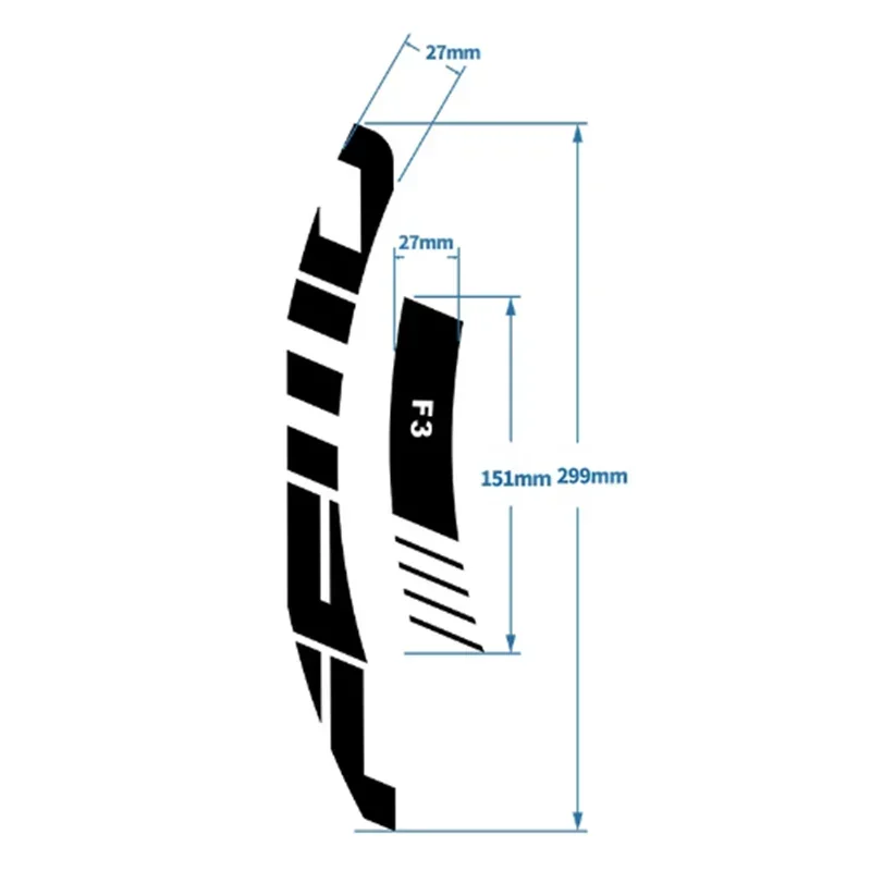 Наклейки на колеса горного велосипеда для 2021 FFWD F3D быстрая вперед MTB дорожный