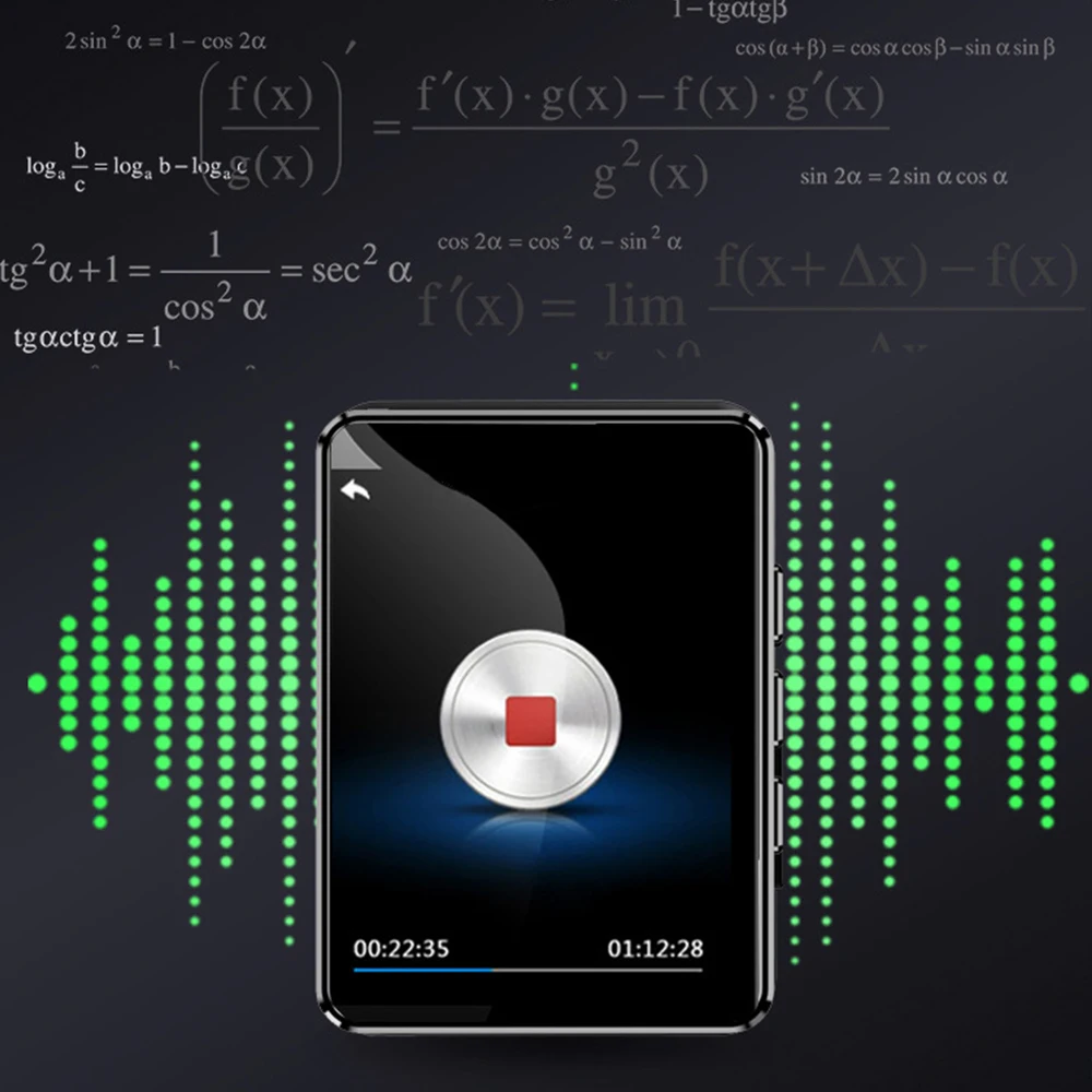 Фото Bluetooth-совместимый mp4-плеер, Сенсорный Музыкальный плеер Walkman для чтения электронных книг, Built-in динамик с электронными книгами/FM-радио/запись №5