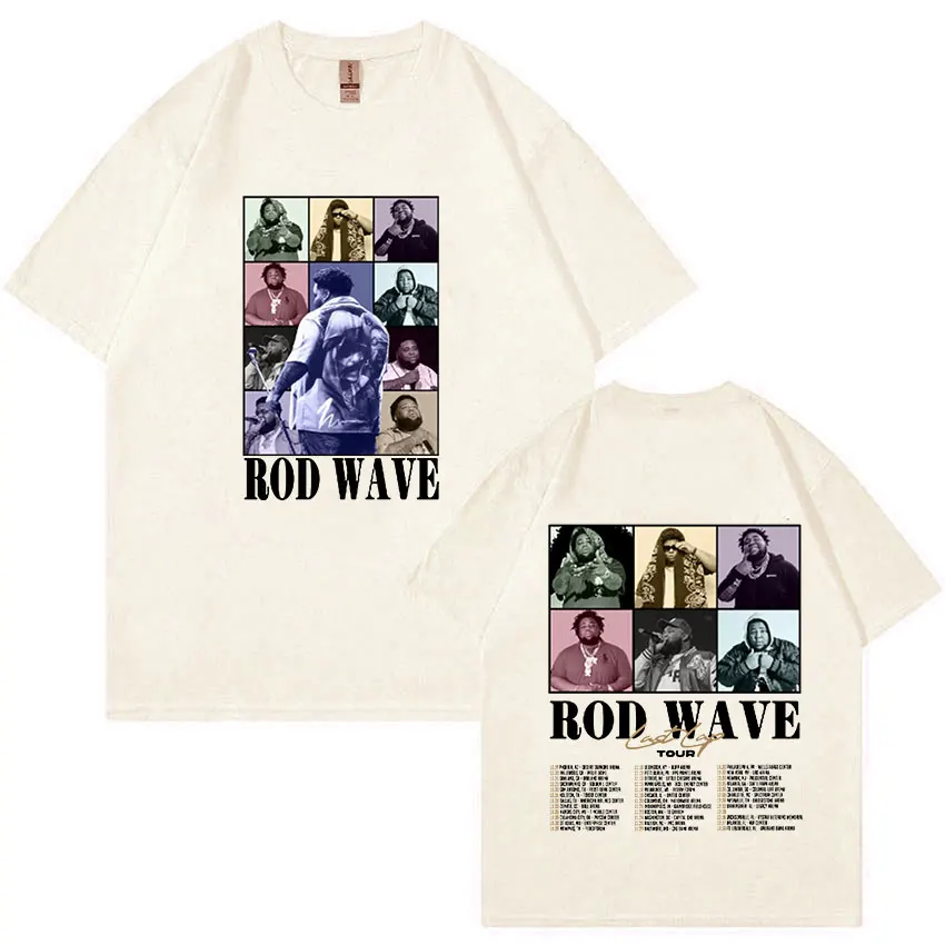 Rod Wave Last Lap Tour 2024 футболка с графическим рисунком для мужчин и женщин модная в