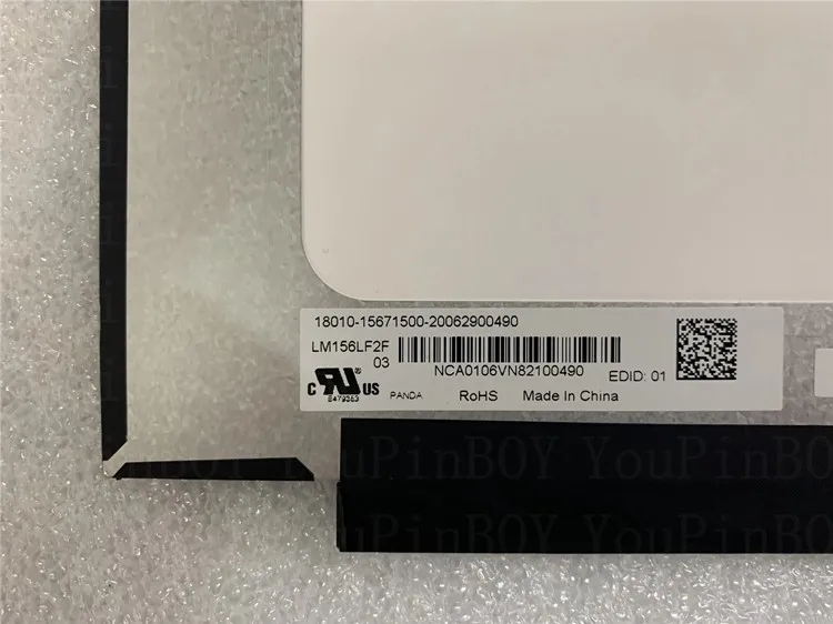 15 6 светодиодный LM156LF2F03 Светодиодная панель ЖК-экрана LM156LF2F 03 EDP 40 контактов 144 Гц IPS