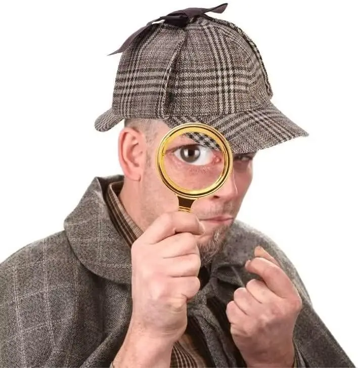 Детективный костюм для взрослых шляпа 100-дневный школьный старика дедушки на