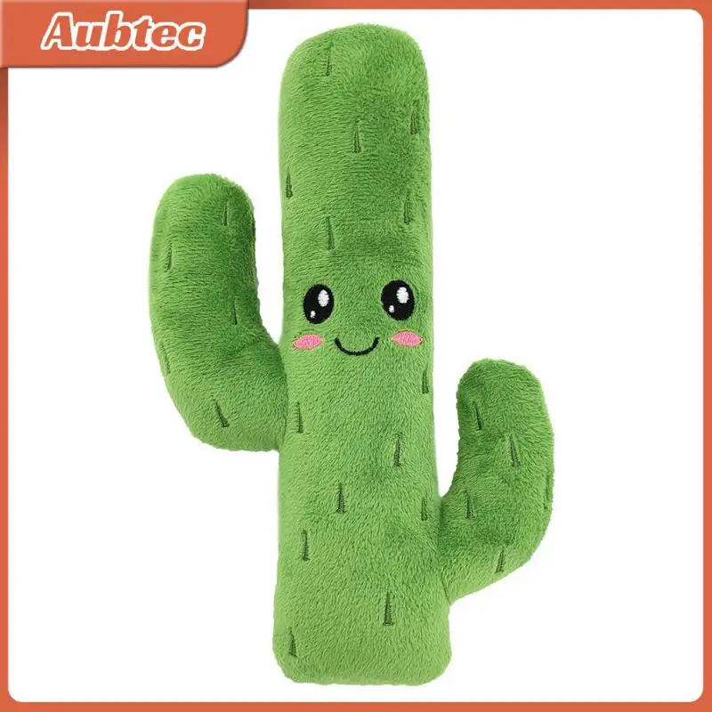 

Cute Squeaky Toy Interactive Yellow/green Dog Chew Toy New Pet Toy Pet Supplies Pineapple/cactus Shaped Dog Toy Bite Resistant