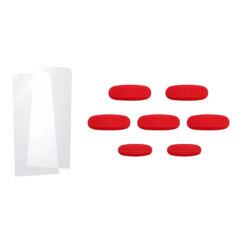 

2Packs Screen Film For Mercedes Benz A-Class W177 10.25Inch & 7Pcs Car Front And Rear Air Conditioning Knob Sticker
