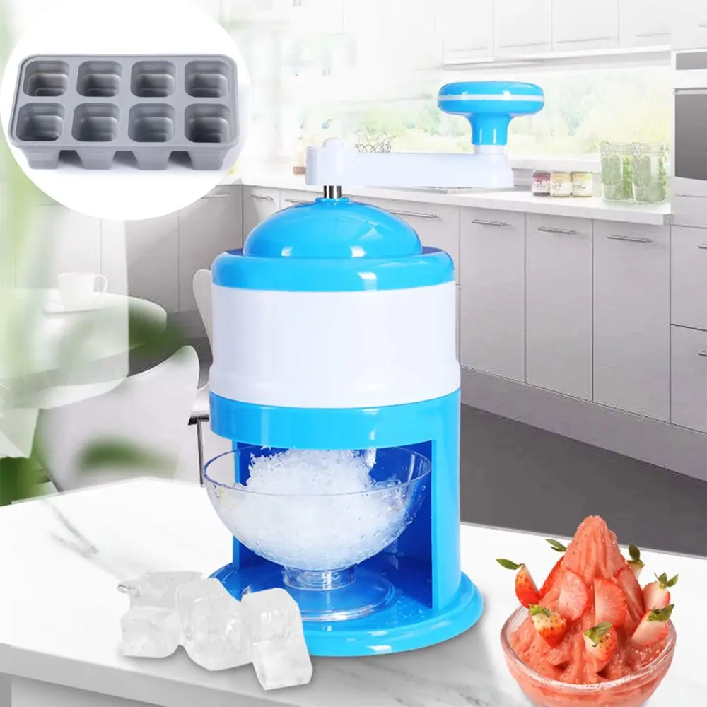 

Ice Shaver ,Crushed ice maker,Slushie machine，Shaved Snow Cone Machine , Crusher,+ Lce Cube Tray