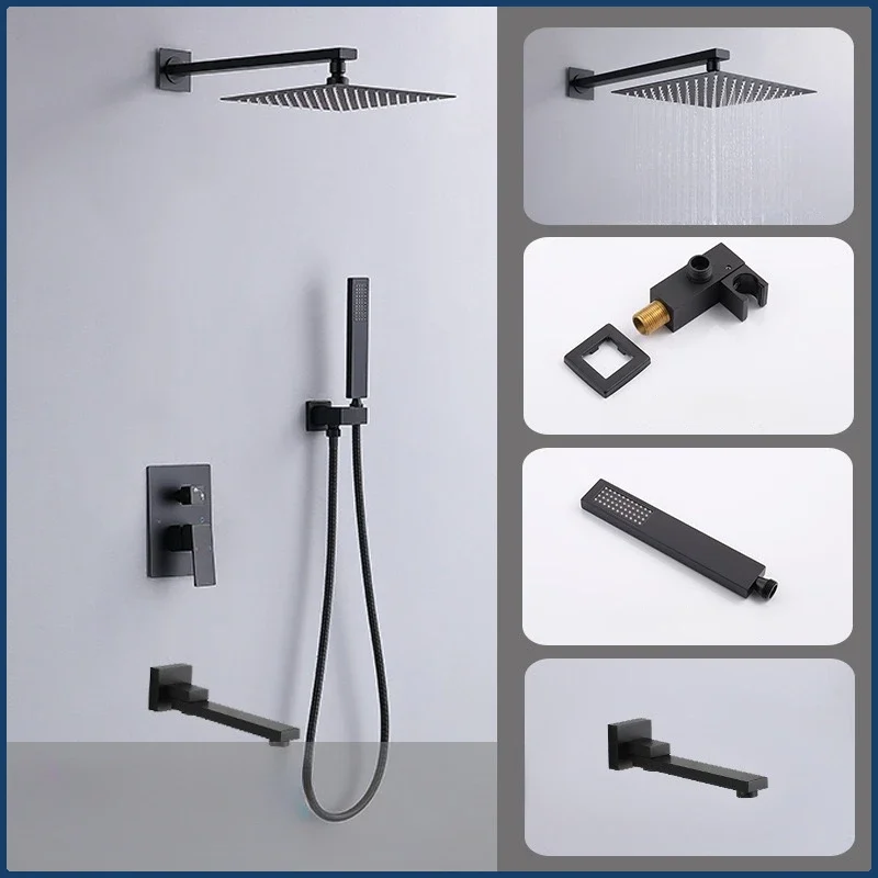 

Скрытая душевая система Proret 2/3 выхода воды из латуни