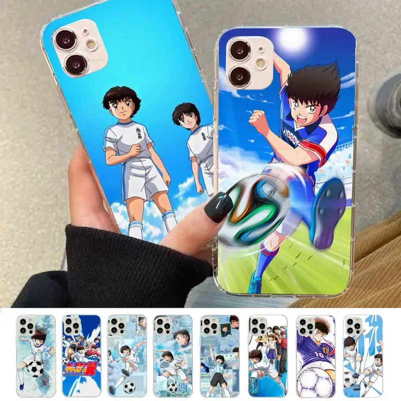 

FHNBLJ Captain Tsubasa Ozora Genzo football Phone Case for iPhone 11 12 13 Mini Pro Max 8 7 6 6S Plus X 5 SE