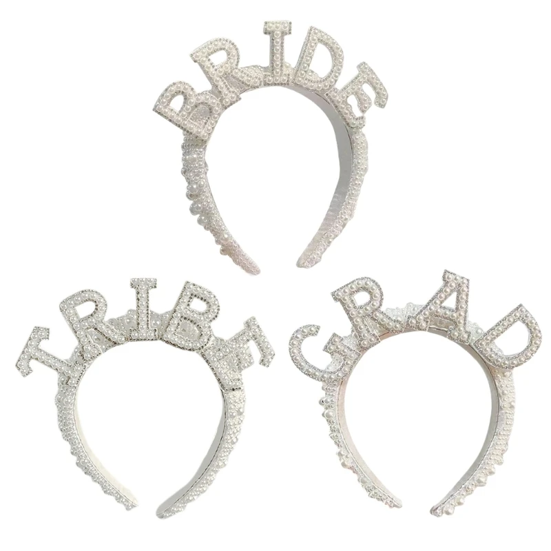 

Bride To Be Headband Bachelorette Party Bridal Shower Gifts for Women and Girls