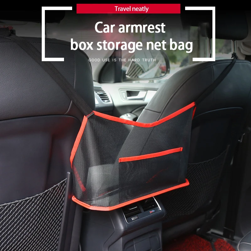 

Universal Car Mesh Organizer Backseat Pet Kids Cargo Tissue Purse Holder Portable Car Net Pocket Handbag Holder Multifunctional