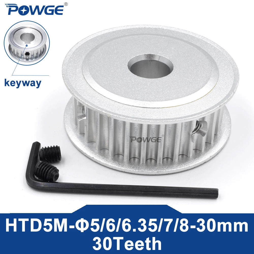 

POWGE Шкив ГРМ HTD 5M 30 зубов