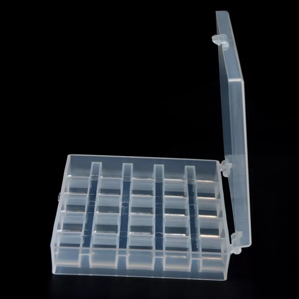 

Slots Empty Bobbins Spools Box Sewing Machine Bobbin Case Covers Sewing Goody Sewing Accessories
