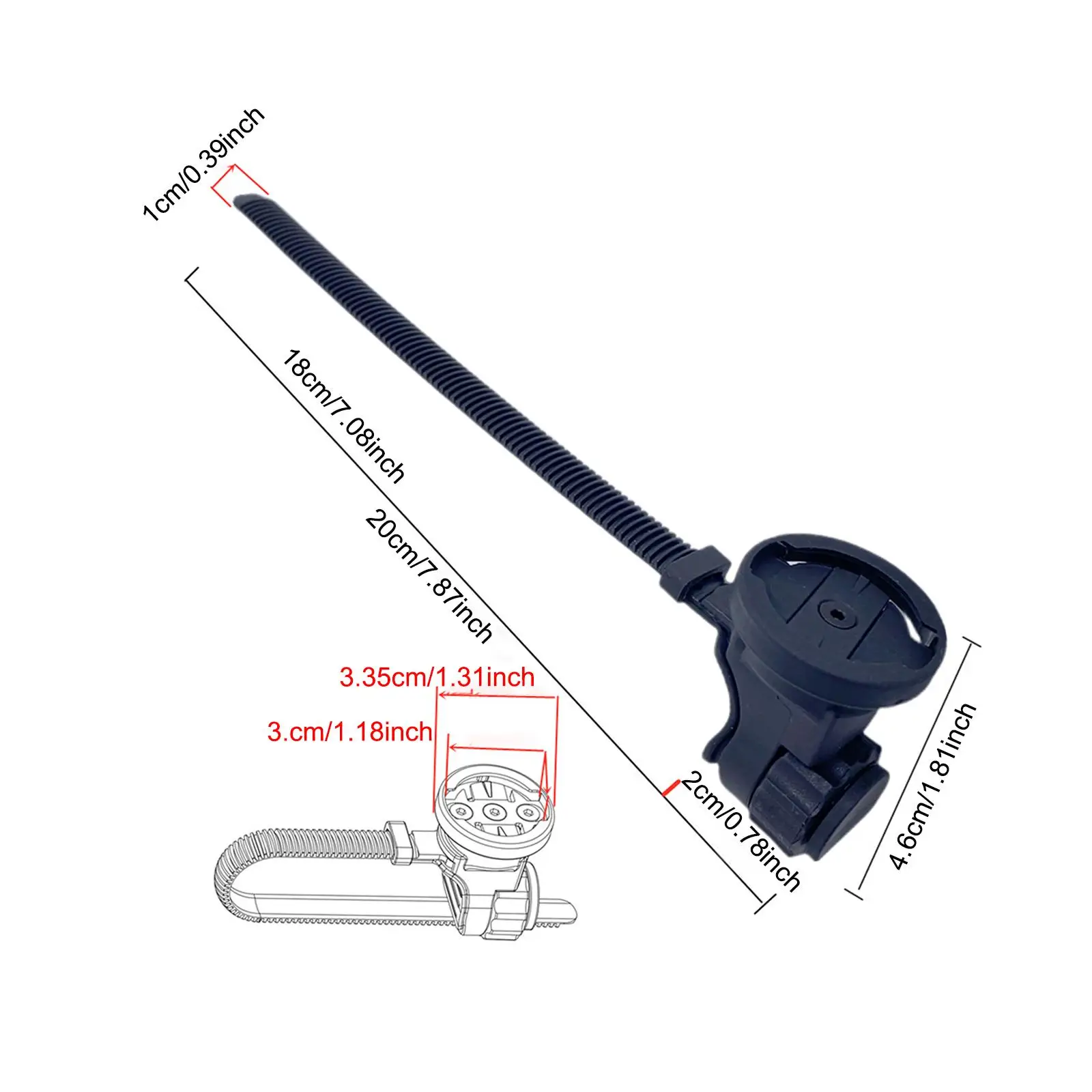 Крепление для велосипедного компьютера адаптер освещения фар портативный
