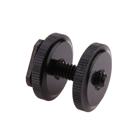 APWIKOGER Адаптер винта 1/4 дюйма для горячего башмака черный