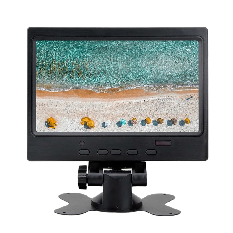 

7 Inch 1024X600IPS LCD Monitor 178 Degree Viewing Angle HD Reversing Surveillance Video Car HDMI-Compatible AV