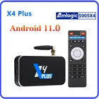 ТВ-приставка UGOOS X4 PRO 4 ГБ 32 ГБ X4 PLUS 64 Гб X4 CUBE Amlogic S905X4 Android 11 ТВ-приставка 1000M LAN телеприставка 4K медиаплеер ТВ-приемники