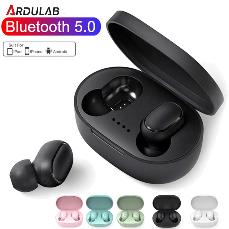 

A6S TWS Fone Bluetooth Earphones Wireless Headphones Noise Stereo Sound Cancelling Earbuds with Mic Wireless Bluetooth Headset