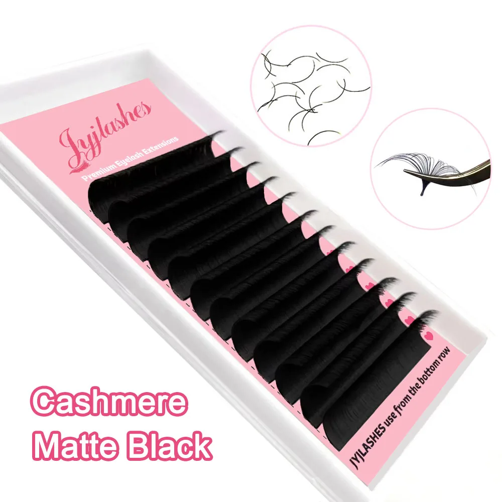 JYJLASHES норковые ресницы ручной работы корейские Pbt наращивание ресниц кашемировые