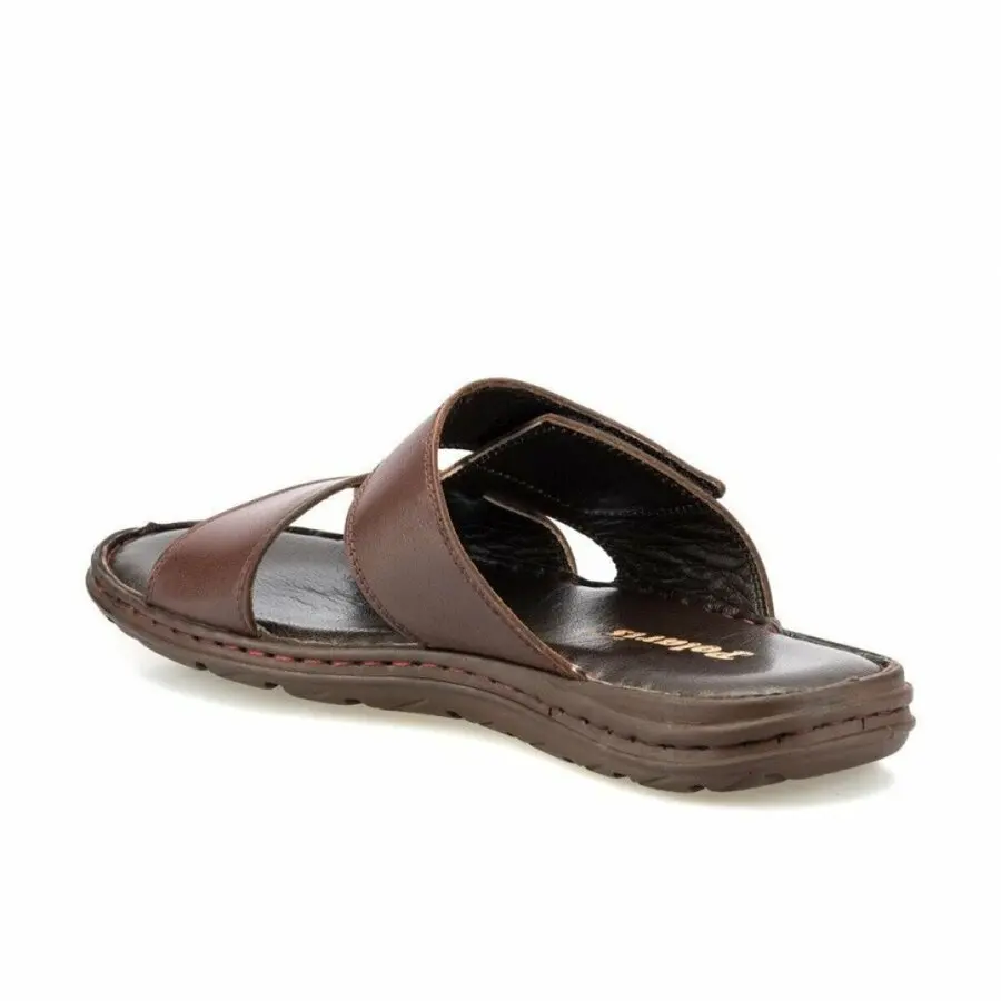 

Slippers Polaris Orthopedic Men Brown Genuine Leather Casual Shoes