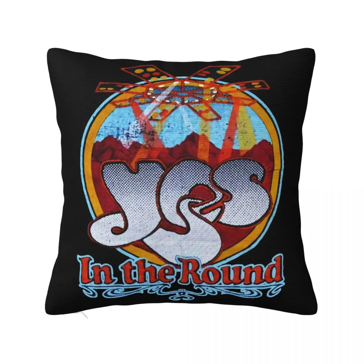 Ya Band Yes 1978 Tur Konser Винтаж Langka Asli Рок-флаг Cetak Ulang Dd158 Наволочка