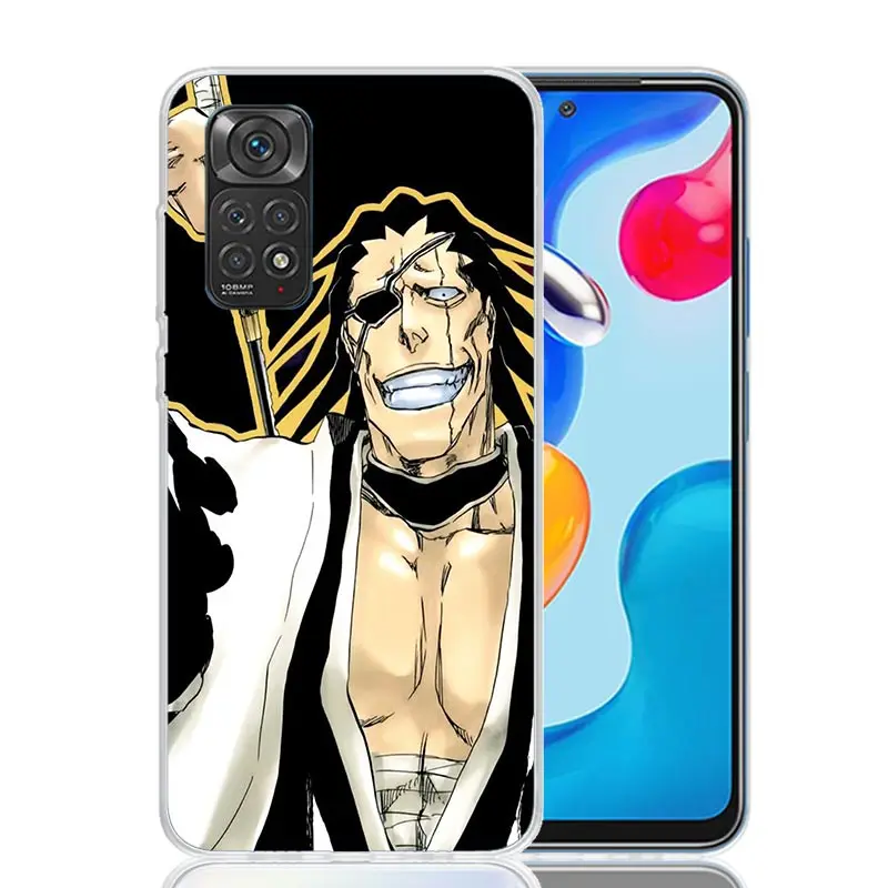 Bleach Zaraki Kenpachi Phone Case For Xiaomi Redmi Note 13 12S 12 11S 11T 11E Pro Plus 10S 10 9S 9 8T 8 7 Art Customized Coque C