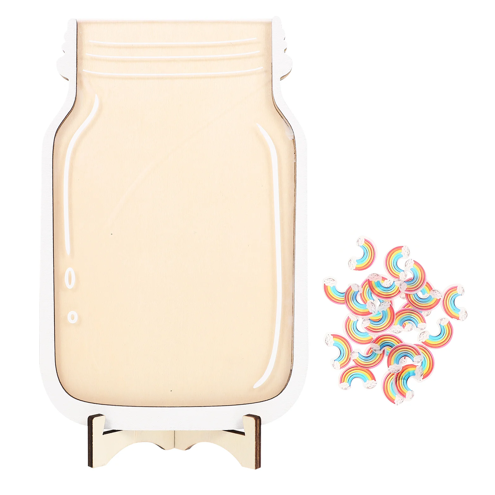 

Decorative Jar Wooden Reward Chart Chrismas Gifts Toddlers Child Christmas Kids