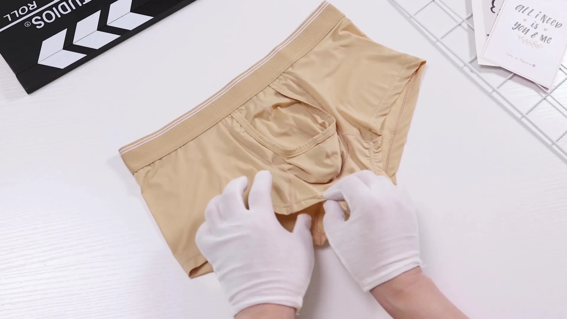 Мужские боксеры с большой U-образной выпуклостью нижнее белье трусики из