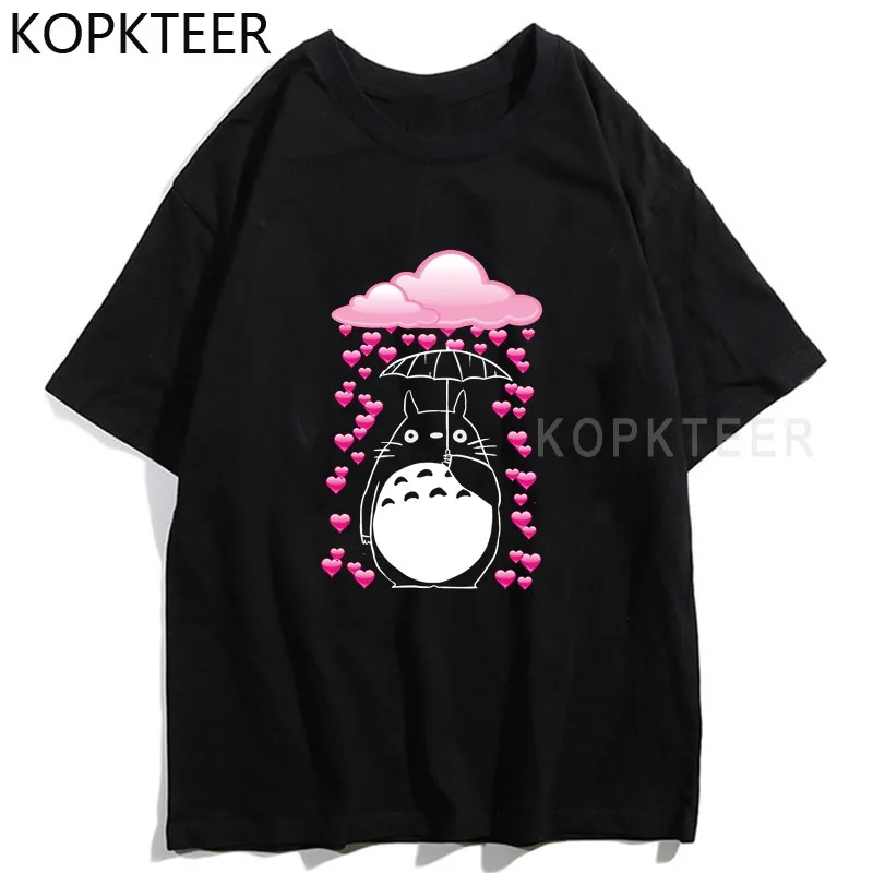 

Totoro Kawaii Japanese T Shirt Men Short Sleeve Cotton T-shirt Print Japanese Tee Tops Fashion Anime Manga Tshirt Dropshipping