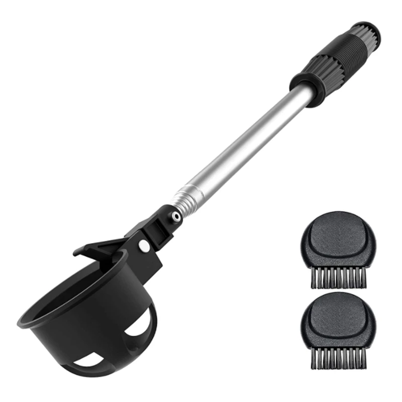 

Golf Retriever, телескопический Захват Клюшки для клюшки, 2 щетки для чистки клюшек для клюшек, аксессуары для гольфа, подарок для любителей гольф