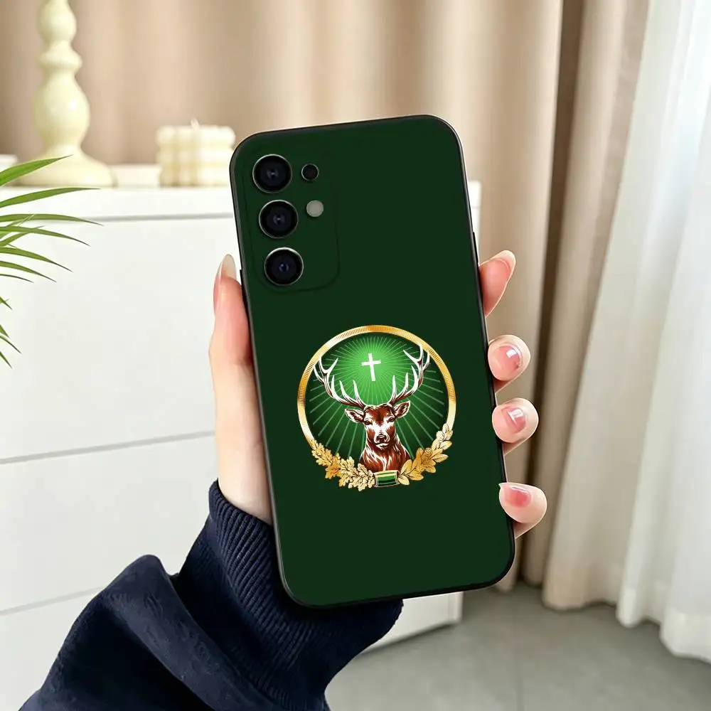 Фото Модный чехол для телефона Jagermeister, черный, силиконовый, мягкий, для Samsung S25, S24, S21, S22, S23, S30, Ultra, S20, Plus, Fe, Lite №2