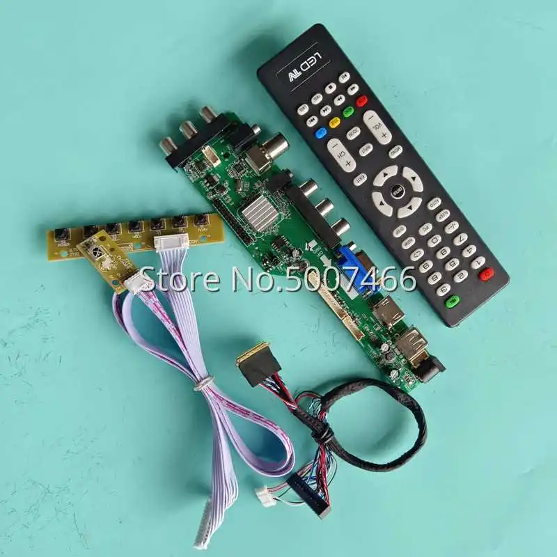 

For LTN140AT21-001/002/802/C01/C02/W01 DVB Digital Panel LVDS VGA USB AV TV 3663 40-Pin 1366*768 LCD Controller Board Kit