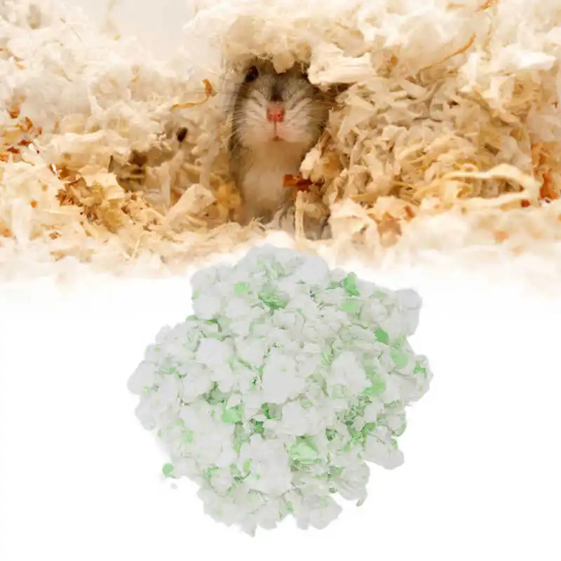 

Hamster Cotton Paper Bedding Deodorant Soft Dust Free Colorful Small Animal Bedding for Hamsters Rabbits Guinea Pig Pet Supplies