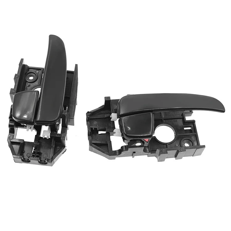 Передняя левая и правая ручка для межкомнатной двери автомобиля Черные ABS ручки