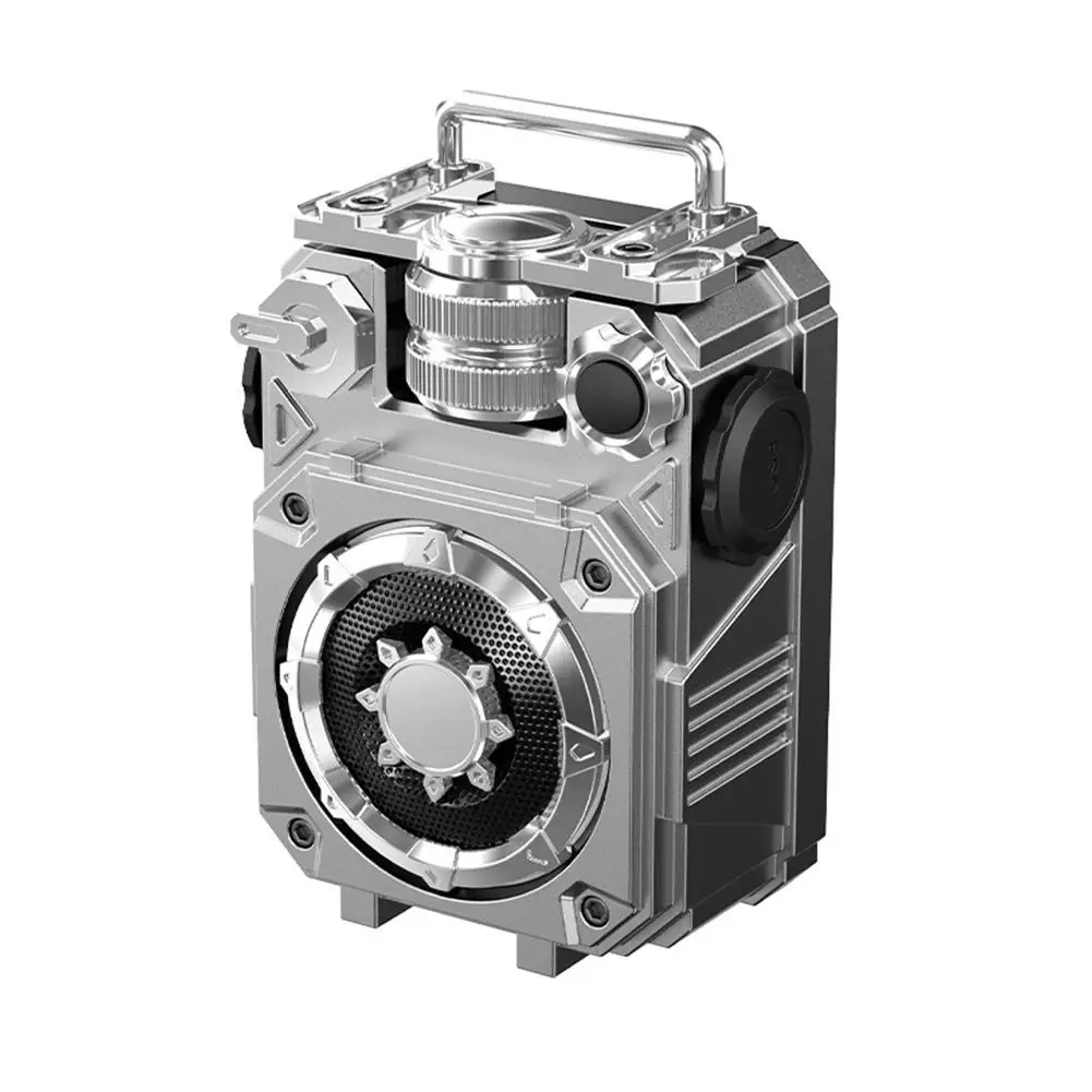 Мини-динамик Mecha Style Bluetooth портативный сабвуфер музыкальная карта крутой 360° °