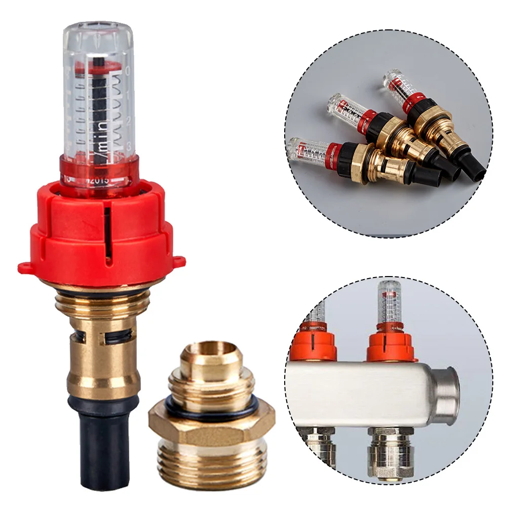 1 шт. расходомер для водонагревательного коллектора 0 5-5 л/мин DN15 с визуальным