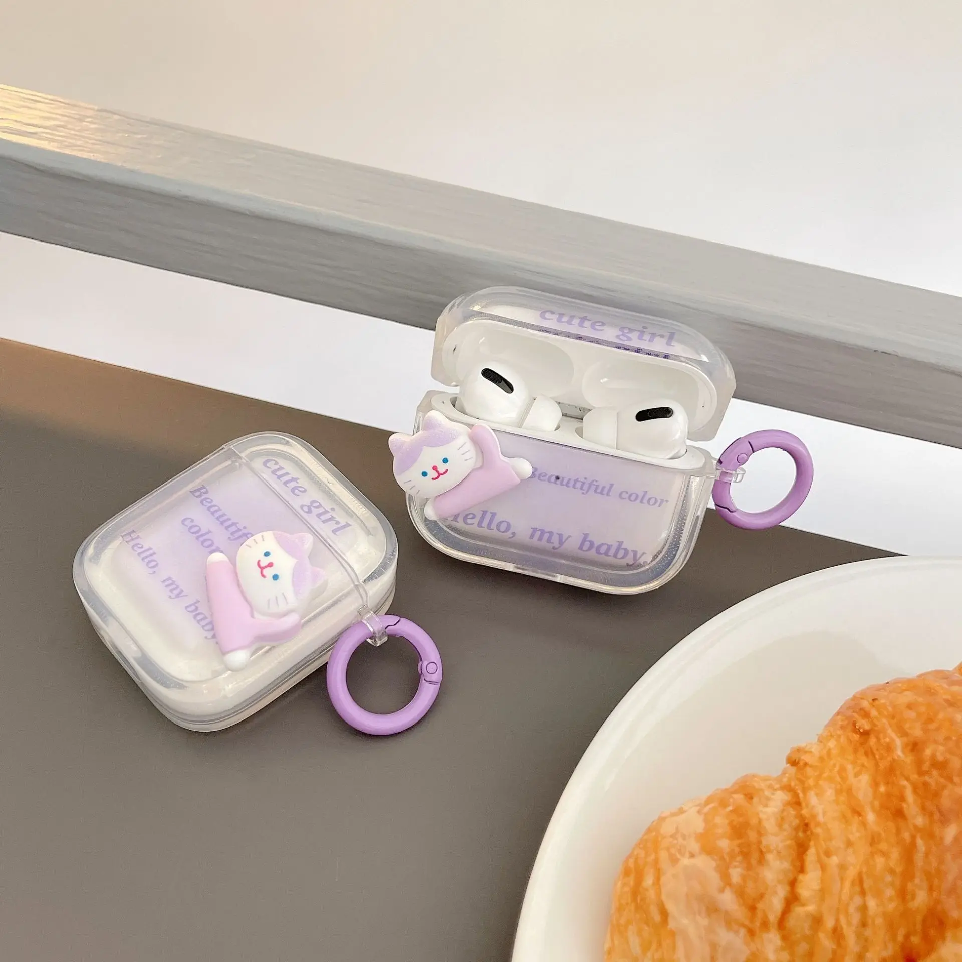 

Fresh Style 3D Cat Bear Silicone Earphone Cover for Apple Airpods Pro 3 Case for Airpods 3 3rd Generation Air Pod 2 1 Case