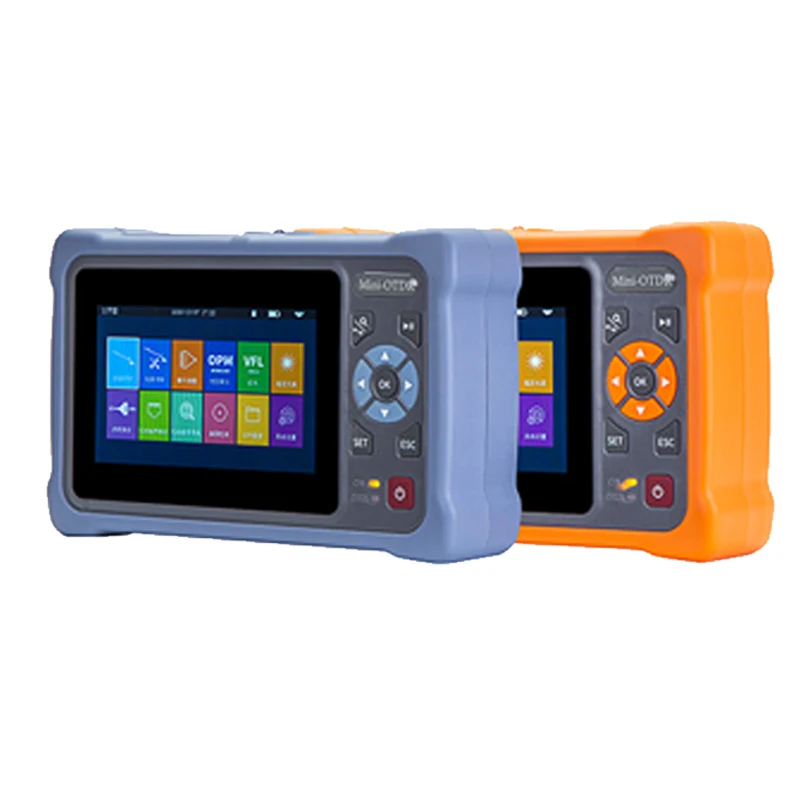 MINI OTDR 64KM/100KM Fiber Optic Reflectometer Touch Screen Cable Tester OTDR Optical Time Domain Reflectometer