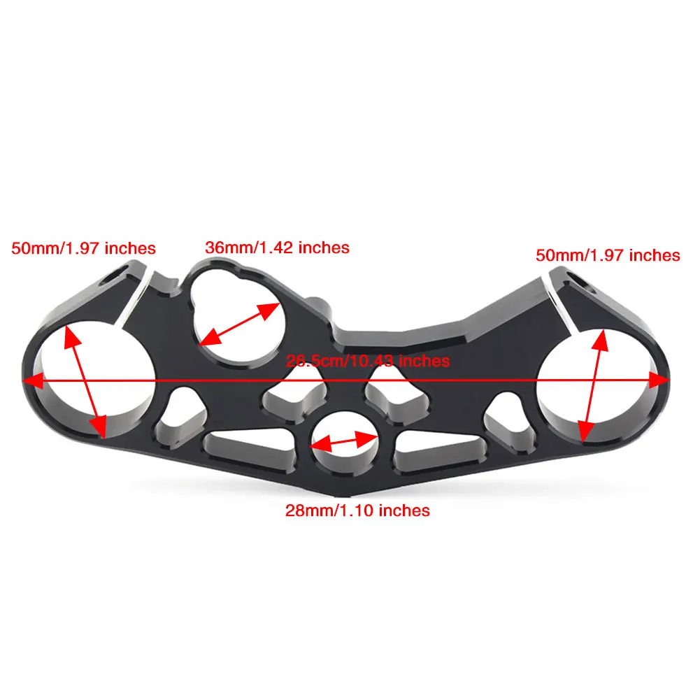 ł obniżający potrójny górny zacisk przedni drzewa do SUZUKI GSXR 600 750 1000 GSXR600 GSXR750 2006-2010 GSXR1000 2017-2018