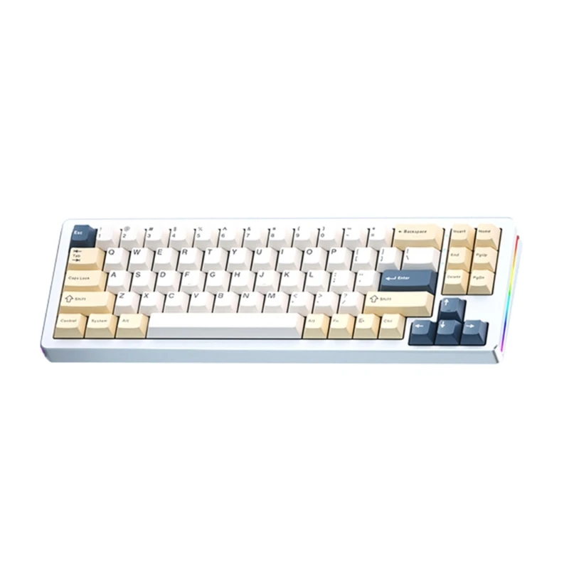 Беспроводная клавиатура M71 RGB TypeC BT5.0 2,4 ГГц, 71 клавиша, механическая клавиатура с возможностью горячей замены