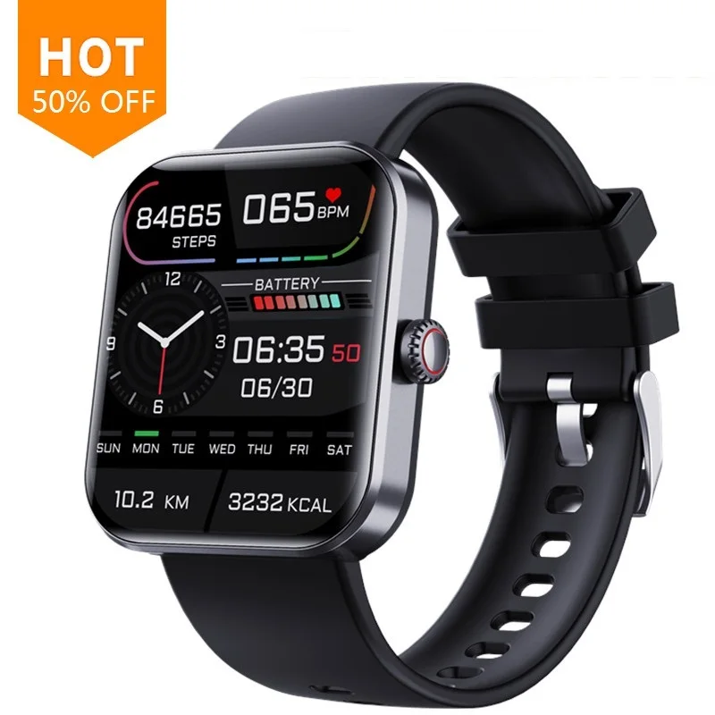 Фитнес-трекер F57L с функцией измерения уровня сахара в крови пульса и кислорода