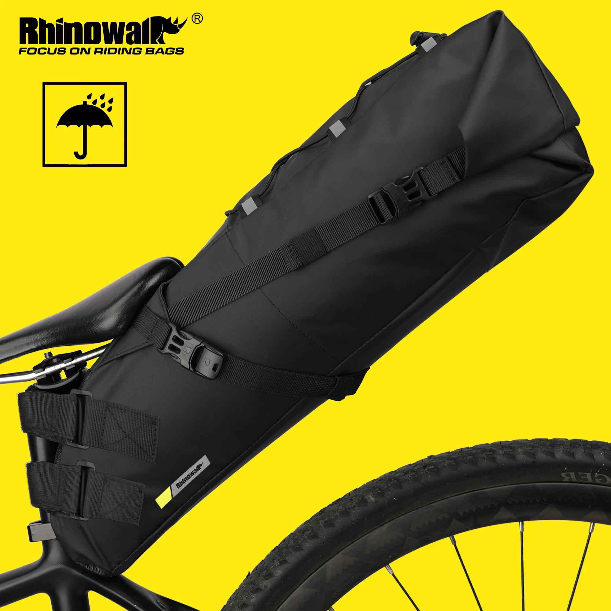 

Rhinowalk Bike Bag Waterproof Bicycle Saddle Bag MTB Road Bike Large Capacity 2.5L-13L Cycling Bag Foldabe Tail Rear Bag Trunk