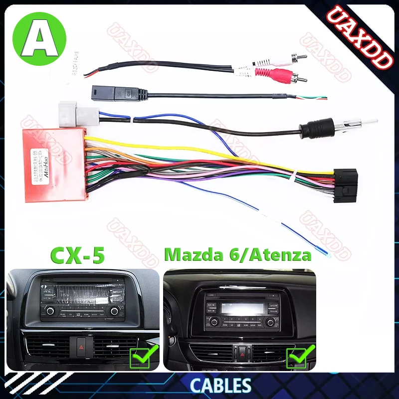 

Для Mazda 2014-2015 CX-5 Atenza 9-10.1 дюймов автомобильное радио Android стерео аудио экран мультимедийный видеоплеер навигация жгут рамка