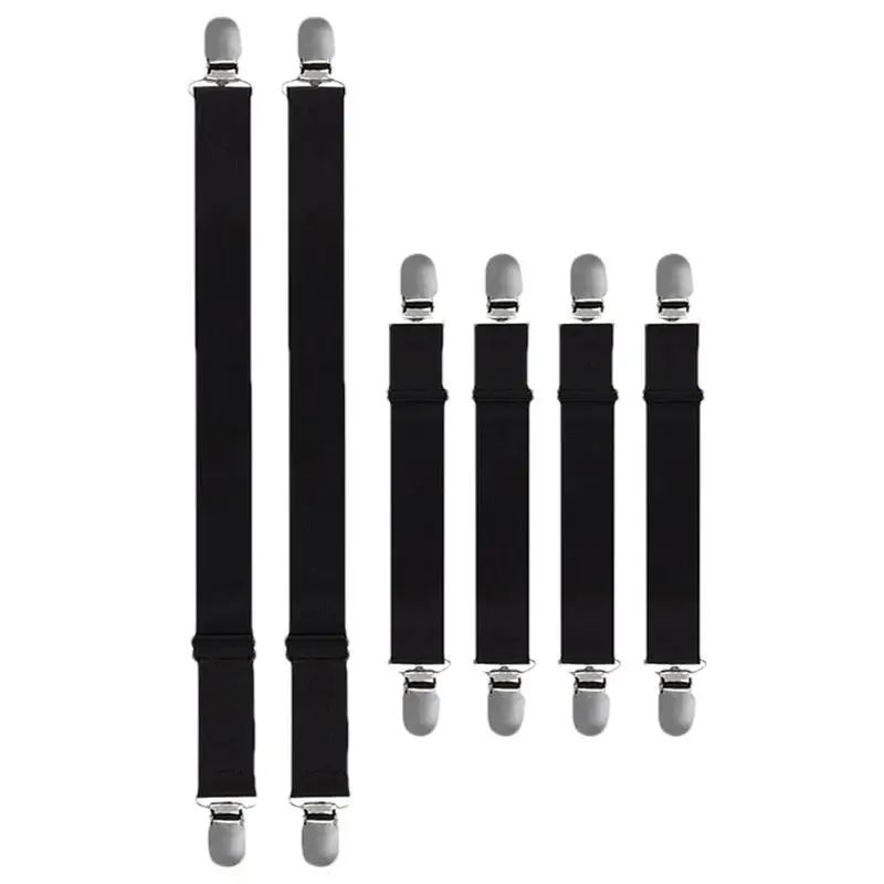 Держатель для простыни регулируемый эластичный держатель 6 шт. фиксированных