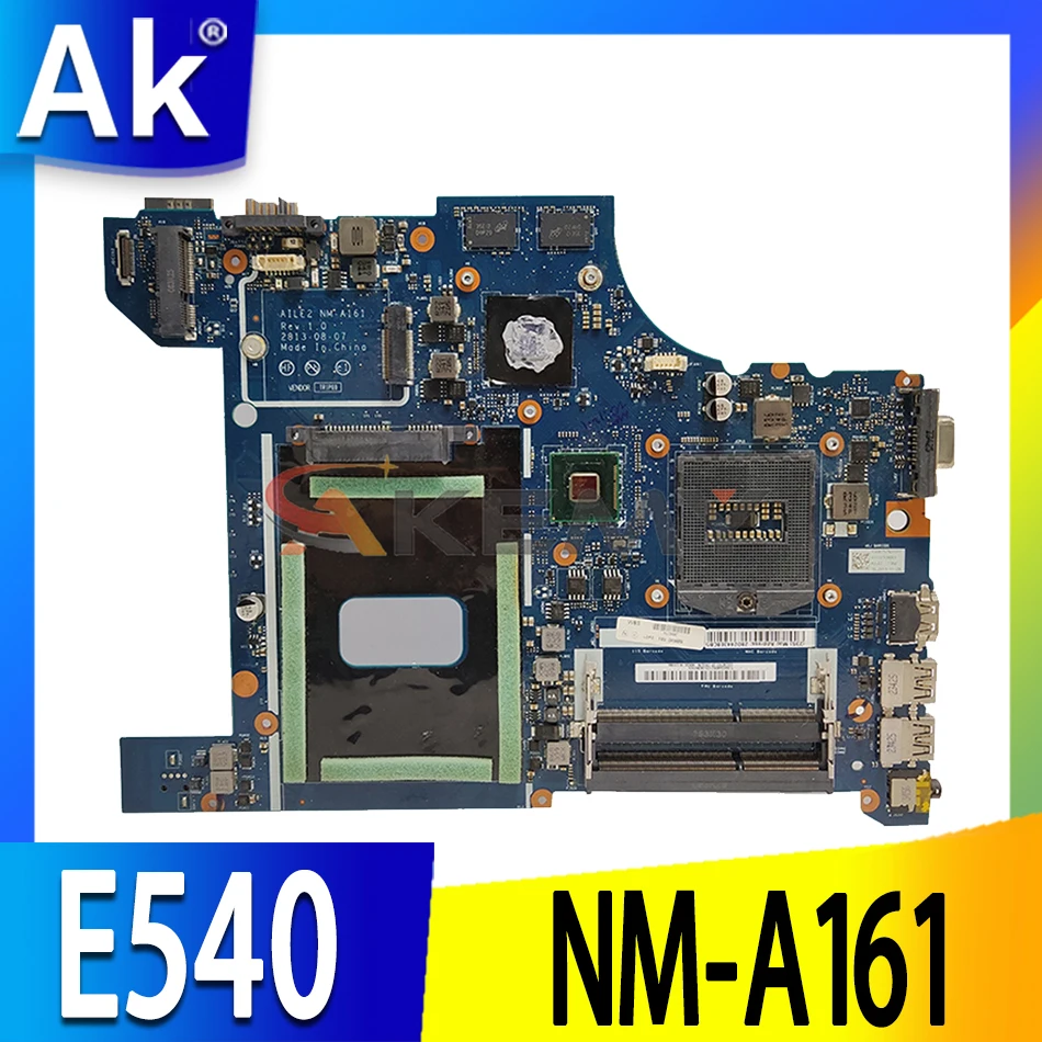 

Akemy brand AILE2 NM-A161 For Lenovo ThinkPad E540 Laptop Motherboard P/N 04X5927 04X5928 GPU-2G PGA947 HM87 DDR3